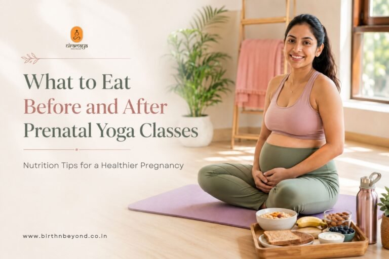 What to Eat Before and After Prenatal Yoga Classes
