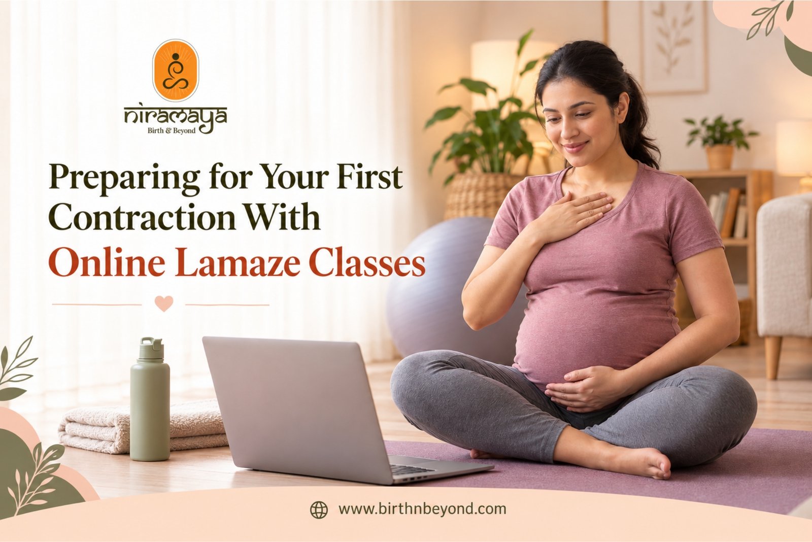 Preparing for Your First Contraction With Online Lamaze Classes